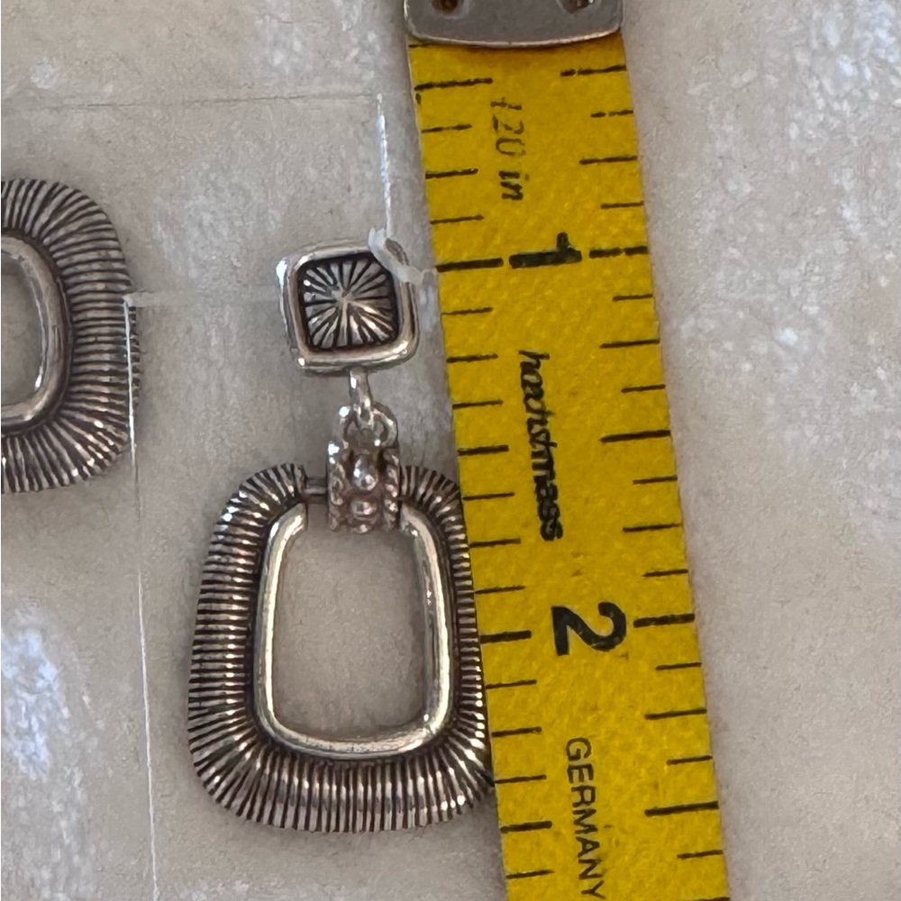 Brighton Silver Dangle Earrings - image 4